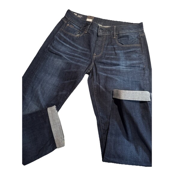 G-Star Denim - G-STAR RAW Womens W28 L34 Kate Boyfrd Jeans NWT Tapered Cropped CUFF Button-fly